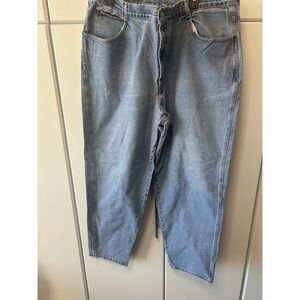 Gitano Jeanswear Light Wash High Waisted Relaxed Fit Denim Jeans Mens‎ 40x30